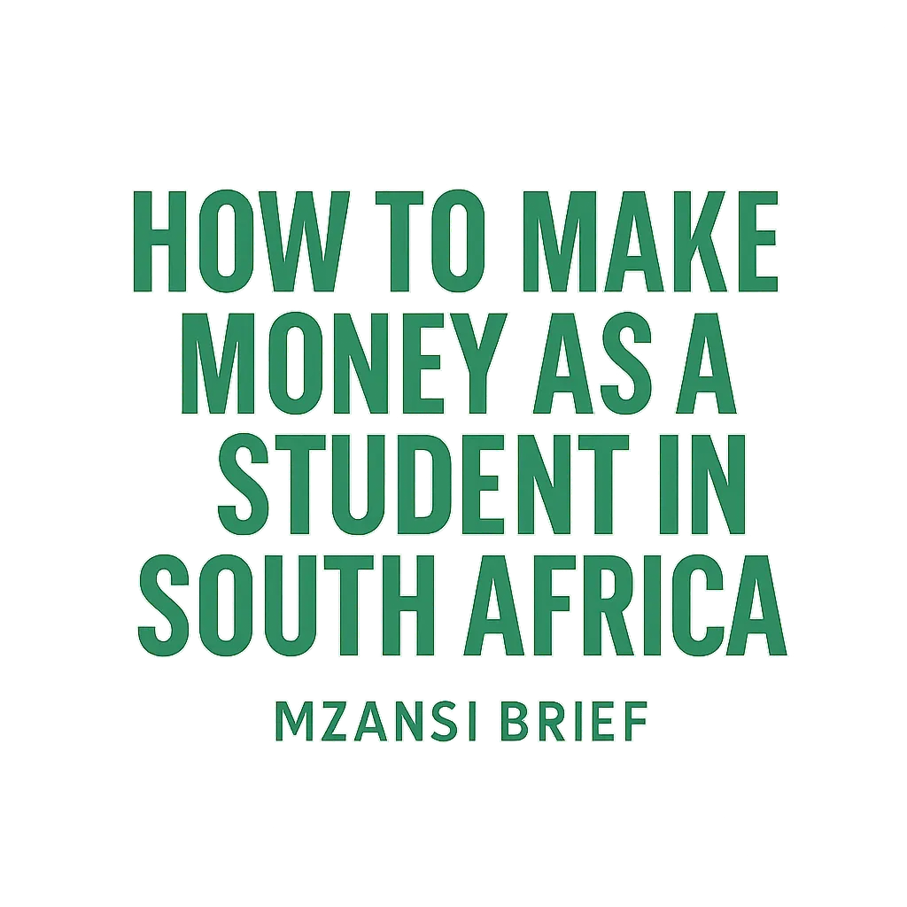 How to Make Money as a Student in South Africa